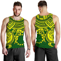 Cook Islands Polynesian Men's Tank Top - Polynesian Turtle - Polynesian Pride