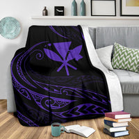 Kanaka Premium Blanket - Purple - Frida Style - Polynesian Pride