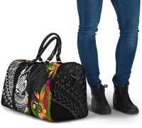 New Caledonia Travel Bag - Seal Spiral Polynesian Patterns - Polynesian Pride