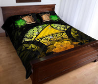 Tokelau Polynesian Quilt Bed Set Hibiscus Reggae - Polynesian Pride