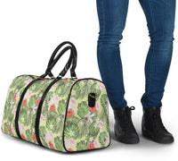 Tropical Hibiscus, Plumeria Green Hawaii Travel Bag - Polynesian Pride
