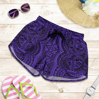 Polynesian Symmetry Violet Women's Short - Polynesian Pride