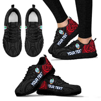 Guam Polynesian Custom Personalised Sneakers - Guam Spirit - Polynesian Pride