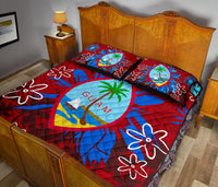 Guam Polynesian Quilt Bed Set - Guam Coat Of Arms - Polynesian Pride