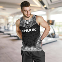 Chuuk Men's Tank Top - Polynesian Chief Black Version - Polynesian Pride