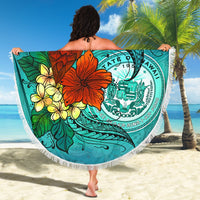 Hawaii Beach Blanket - Tropical Flowers Style - Polynesian Pride
