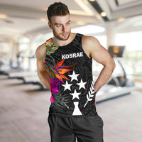 Kosrae Men's Tank Top - Polynesian Hibiscus Pattern - Polynesian Pride