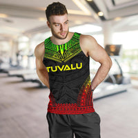 Tuvalu Men's Tank Top - Polynesian Chief Reggae Version - Polynesian Pride