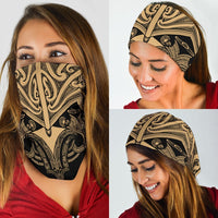 New Zealand Maori Koru Bandana 3 Pack - Gold - Polynesian Pride