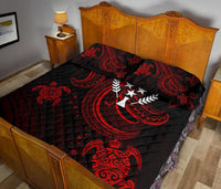 Kosrae Quilt Bed Set - Red Turtle - Polynesian Pride
