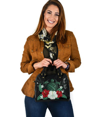 Personalized - Hawaii Turtle Hibiscus Plumeria Shoulder Handbag - Polynesian Pride