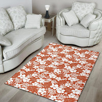 Hibiscus Flower Pattern Rug - Polynesian Pride