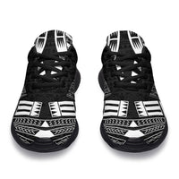 Papua New Guinea Sport Sneakers - Polynesian Tattoo Black - Polynesian Pride