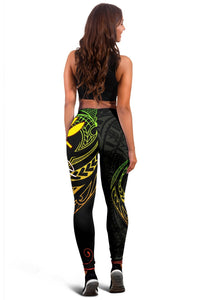 Hawaiian Kanaka Polynesian Women's Leggings - Black - Hana Style - AH - Polynesian Pride
