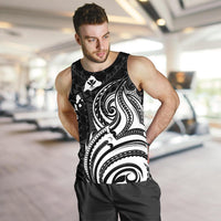 Kanaka Maoli Map Polynesian Tank Top White - Polynesian Pride