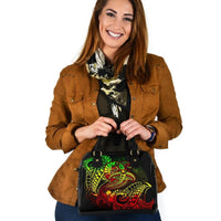 Tahiti Shoulder Handbag - Reggae Shark Polynesian Tattoo One Size Reggae - Polynesian Pride