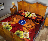 Chuuk Quilt Bed Sets - Tribal Tuna Fish - Polynesian Pride