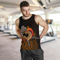 Hawaiian Warrior Helmet Polynesian Kanaka Men's Tank Top - Polynesian Pride
