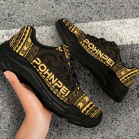 Pohnpei Chunky Sneakers - Polynesian Chief Gold Version - Polynesian Pride