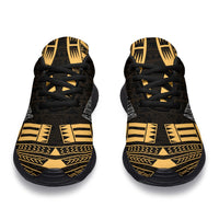 Austral Islands Sport Sneakers - Polynesian Tattoo Gold - Polynesian Pride