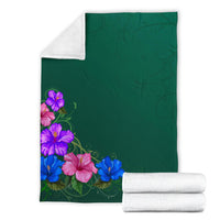 Only Hibiscus Premium Blanket - Polynesian Pride