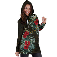 Cook Islands Hibiscus Hoodie Dress - Polynesian Pride
