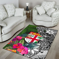 Fiji Area Rug - Turtle Plumeria Banana Leaf - Polynesian Pride