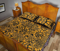 Hawaii Quilt Bed Set Polynesia Kakau Turtle AH - Polynesian Pride