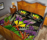 Hawaii Turtle Polynesian Tropical Quilt Bed Set - Only Style - AH - Polynesian Pride