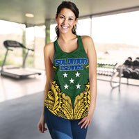 Solomon Islands Premium Racerback Tank A7 - Polynesian Pride