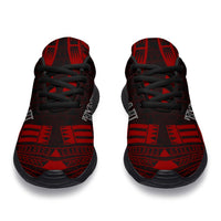 Tokelau Sport Sneakers - Polynesian Tattoo Red - Polynesian Pride