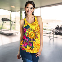 Polynesian - Vanuatu Symbols With Hibiscus - Polynesian Pride