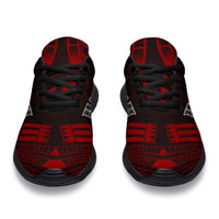 Hawaii Sport Sneakers - Polynesian Tattoo Red - Polynesian Pride
