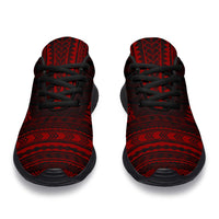Marquesas Islands Sporty Sneakers - Polynesian Chief Red Version - Polynesian Pride