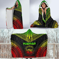 Hawaii Polynesian Chief Hooded Blanket - Reggae Version - Polynesian Pride