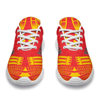 Marquesas Islands Sport Sneakers - Polynesian Tattoo Flag - Polynesian Pride