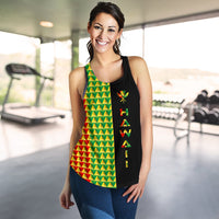 Hawaii Kakau Kanaka Maoli Women's Tank Top The Half - Polynesian Pride