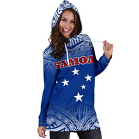 Samoa Women's Hoodie Dress - Polynesian Fog - Polynesian Pride