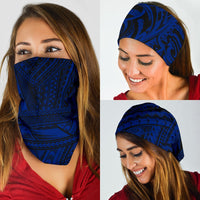 Polynesian Tatau Mixed Blue Set Unisex Bandana - Polynesian Pride