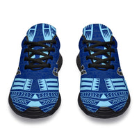 Guam Sport Sneakers - Polynesian Tattoo Flag - Polynesian Pride
