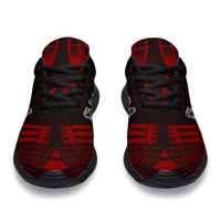 Samoa Sport Sneakers - Polynesian Tattoo Red - Polynesian Pride