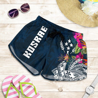 Kosrae Women's Shorts - Kosrae Summer Vibes Women Blue - Polynesian Pride