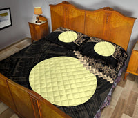 Palau Polynesian Quilt Bed Set Golden Coconut - Polynesian Pride