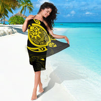 Hawaii Polynesian Turtle Sarong Yellow - Polynesian Pride