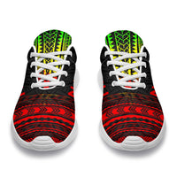 Nauru Sporty Sneakers - Polynesian Chief Reggae Version - Polynesian Pride