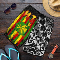 Kanaka Flag Polynesian Short - Dirty Style - Polynesian Pride