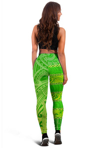 Cook Islands Women Leggings Polynesian Victorian Vibes - Polynesian Pride