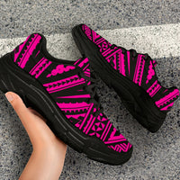 Polynesian Tatau Pink Chunky Sneakers - Polynesian Pride