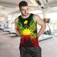 Nauru Polynesian Men Tank Top Map Reggae - Polynesian Pride
