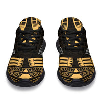 Hawaii Sport Sneakers - Polynesian Tattoo Gold - Polynesian Pride